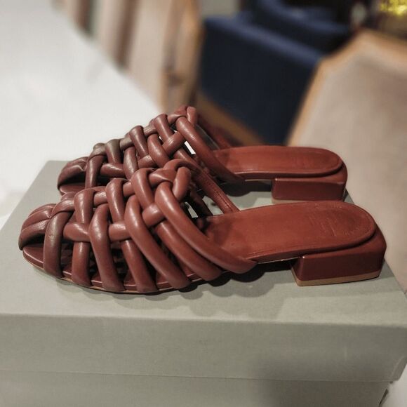 Officine Creative Italia Leather Sandals Shoes Women's Sz EU 36 NIB $575 - Picture 8 of 14